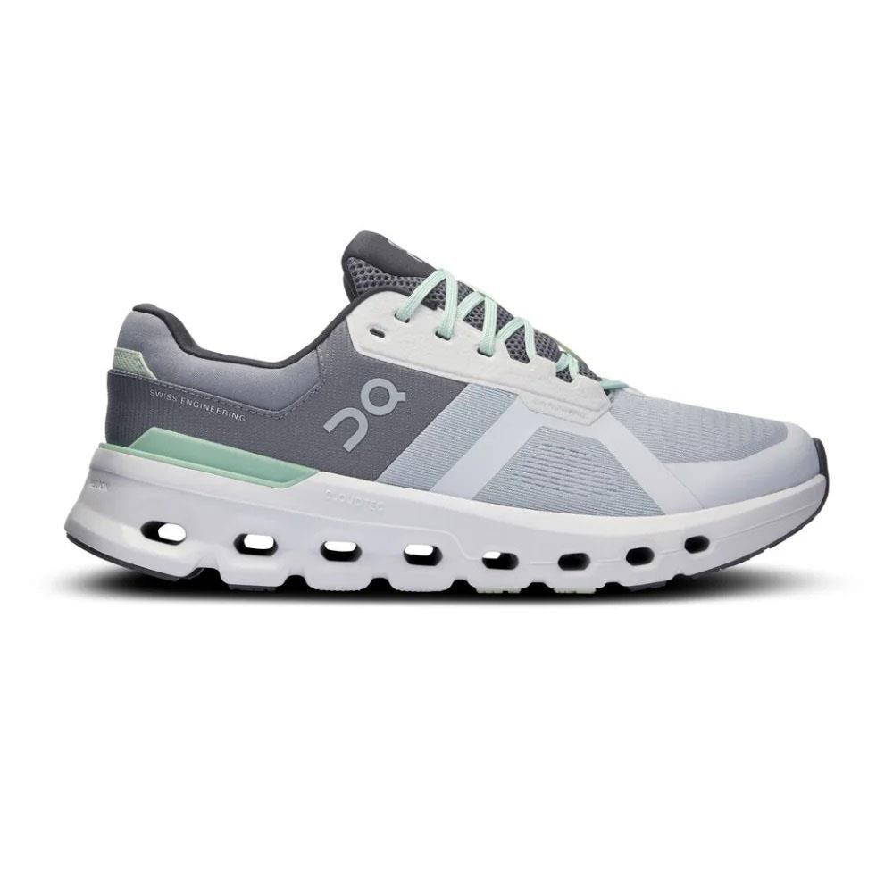 Zapatillas de entrenamiento Cloudrunner 2 para hombre, de corte ancho, color glaciar/salvia