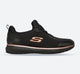 Skechers 77222EC Wide Squad SR Trainers Black Rose-main