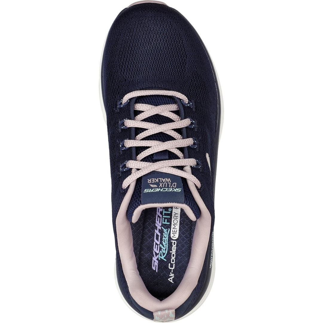 Skechers 149810 Wide D'lux Walker Get Oasis Trainers Navy-3