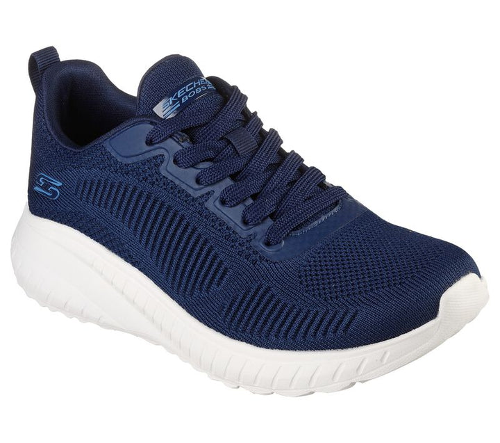 Skechers 117209 Extra Wide Bobs Squad Chaos Face Off Trainers Navy-2