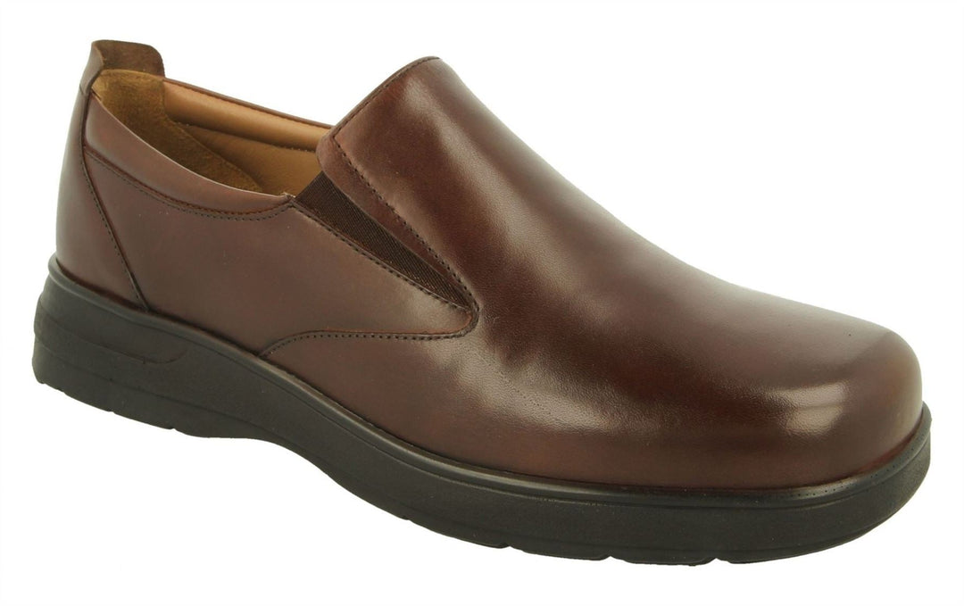 Hombres Wide Fit DB Dalton Slip On Zapatos de lujo