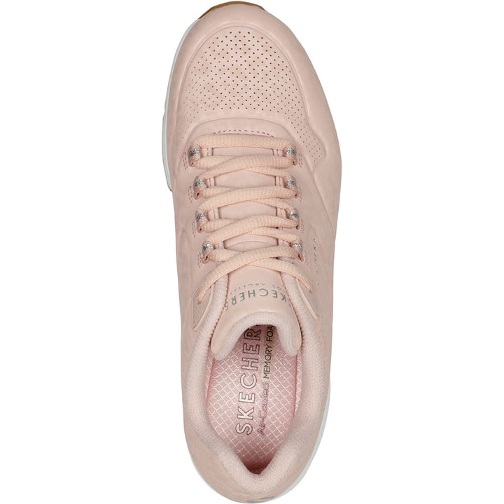 Skechers 155642 Wide Uno 2 In Kat Neato Trainers Blush-4