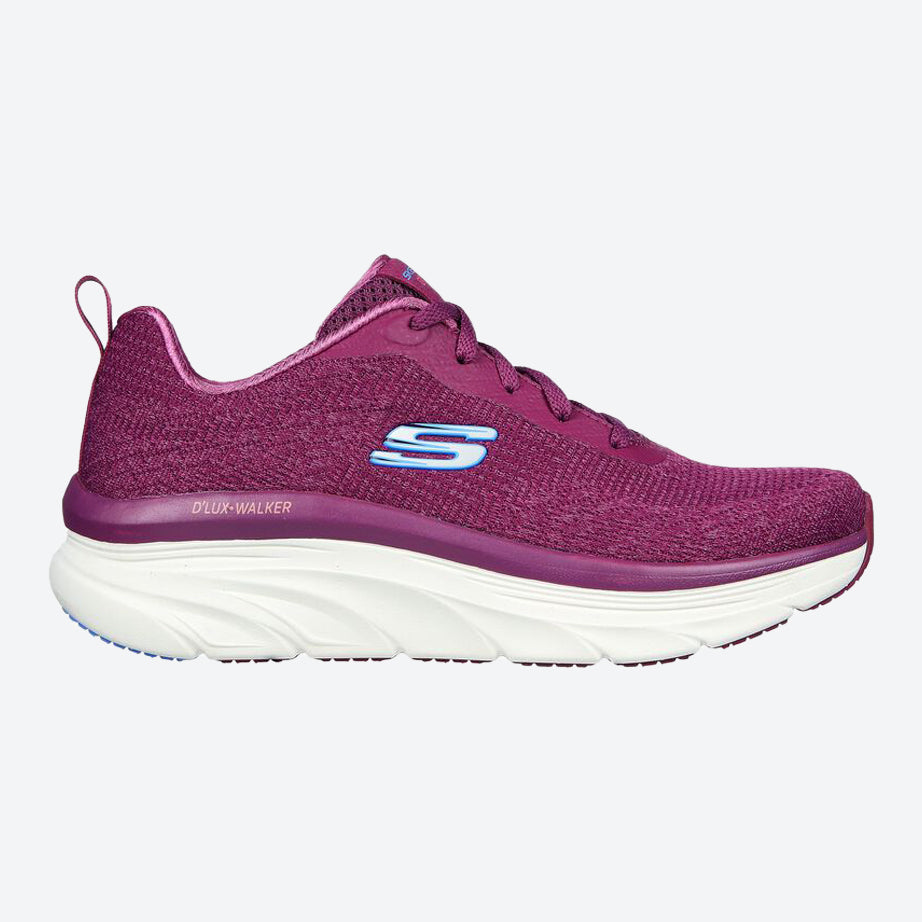 Skechers de corte ancho para mujer 149815 Daily Beauty D'lux Vegan Walker Trainers