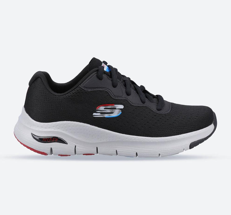 Skechers 232303 Wide Black Arch Fit Trainers-main