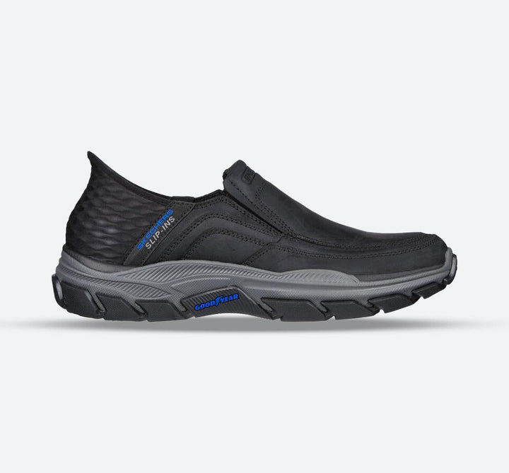 Skechers 204810 Wide Respected Elgin Black Trainers-main