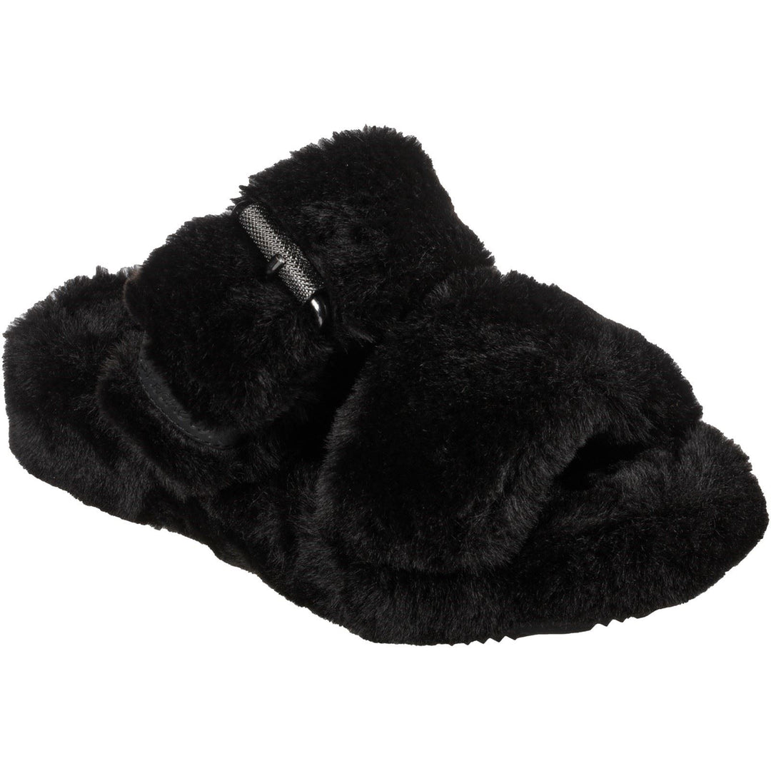 Skechers 167238 Wide Cozy Wedge Slippers-2