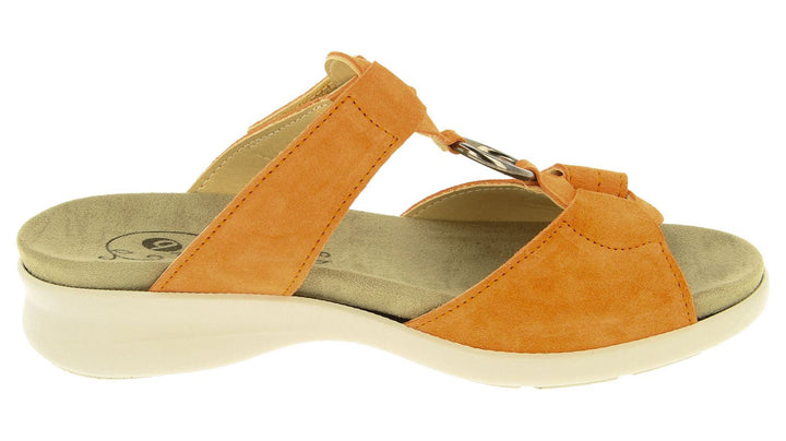 Sandalias DB Scooter Mule de ajuste ancho para mujer