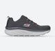 Skechers 232364 Wide D'lux Walker Meerno Trainers Charcoal Orange-main