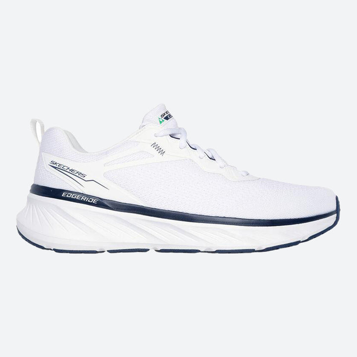 Men's Relaxed Fit Skechers 232836 Edgeride Exxo Trainers - White Navy