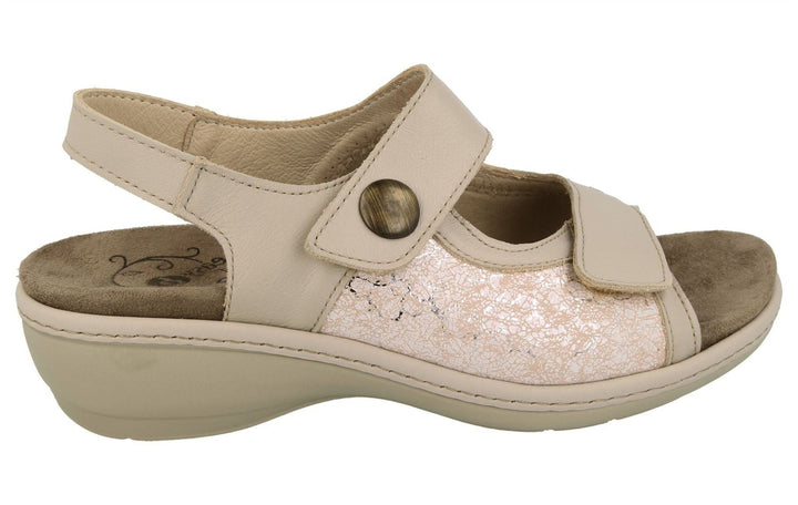 Sandalias DB Watford de ajuste ancho para mujer