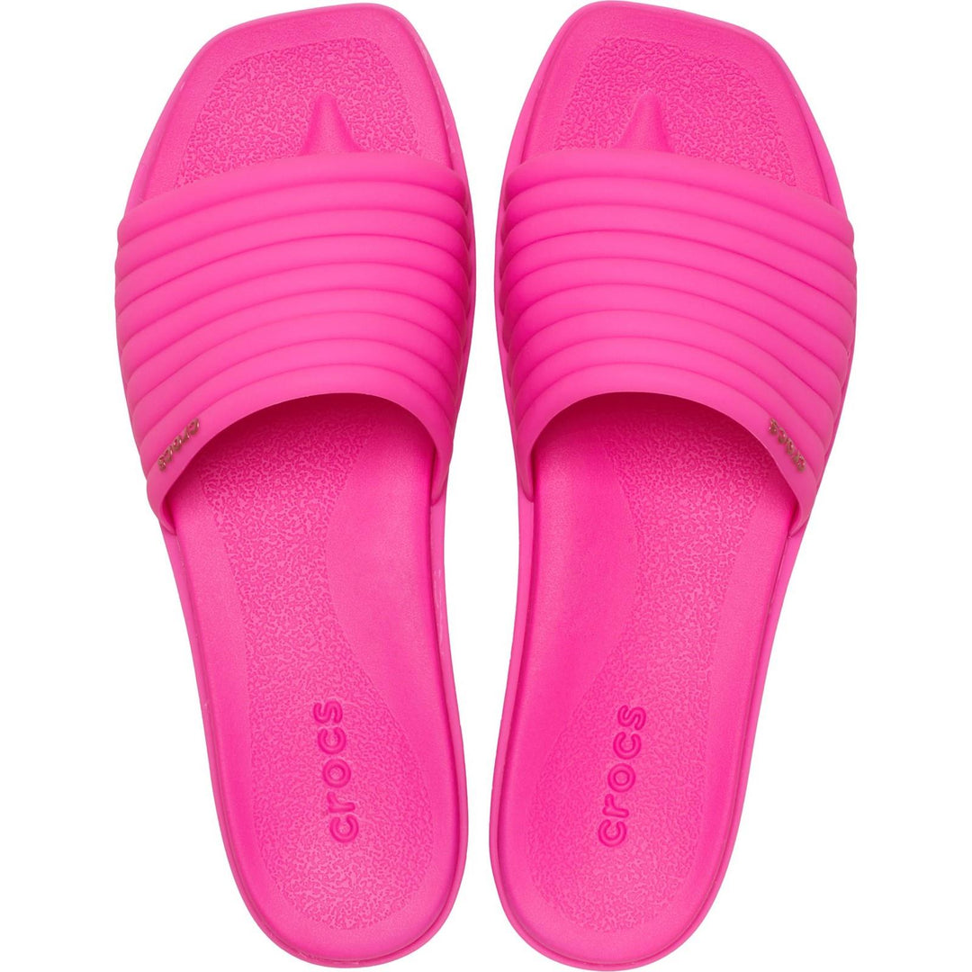 Women's Wide Fit Crocs 209794 Miami Slide Sandals