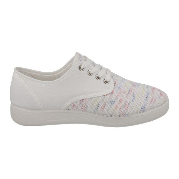 Women's Wide Fit DB Giraffe Canvas Shoes