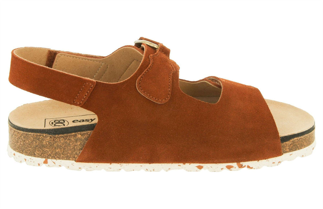 Sandalias DB Stacey de ajuste ancho para mujer