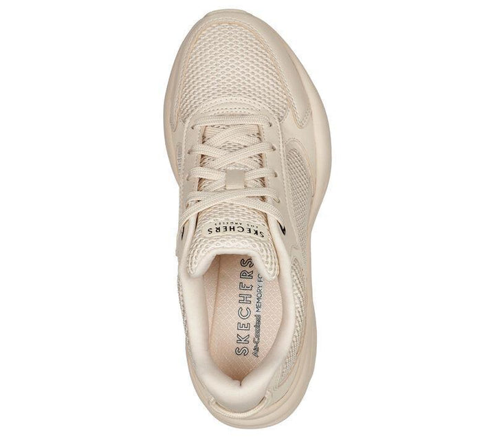 Skechers 177402 Wide Street Twisterz Lighten Up Trainers Sand-4