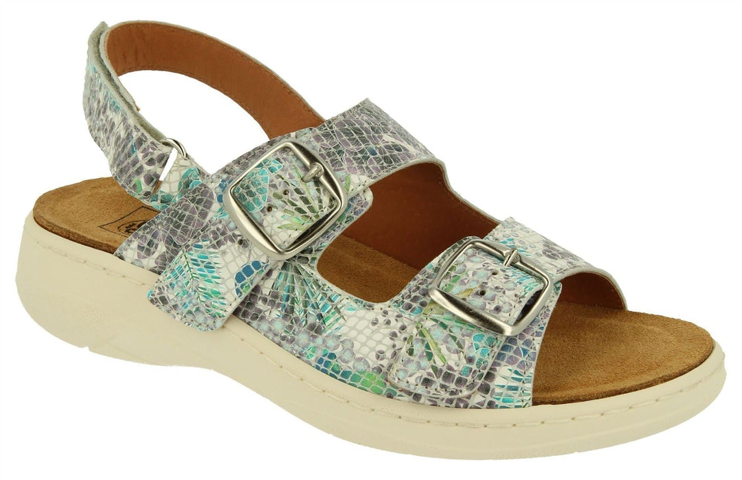 Sandalias DB Scarlett de ajuste ancho para mujer