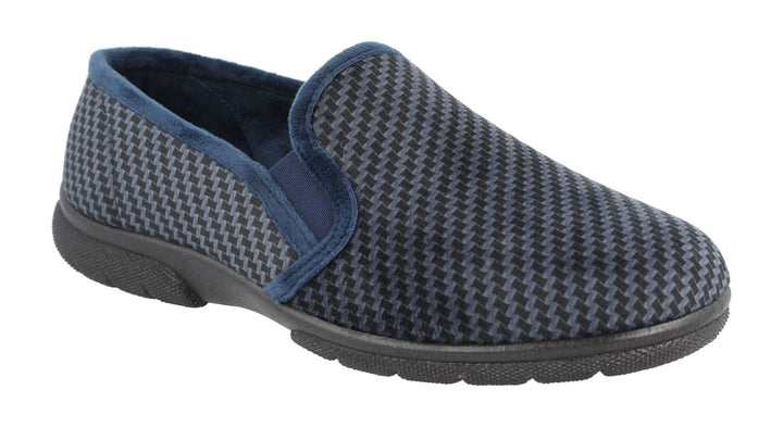 Men's Wide Fit DB Glen Slippers