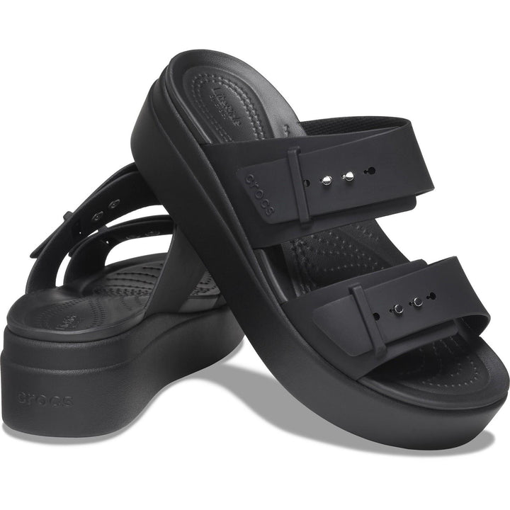 Women's Wide Fit Crocs 207431 Brooklyn Sandals