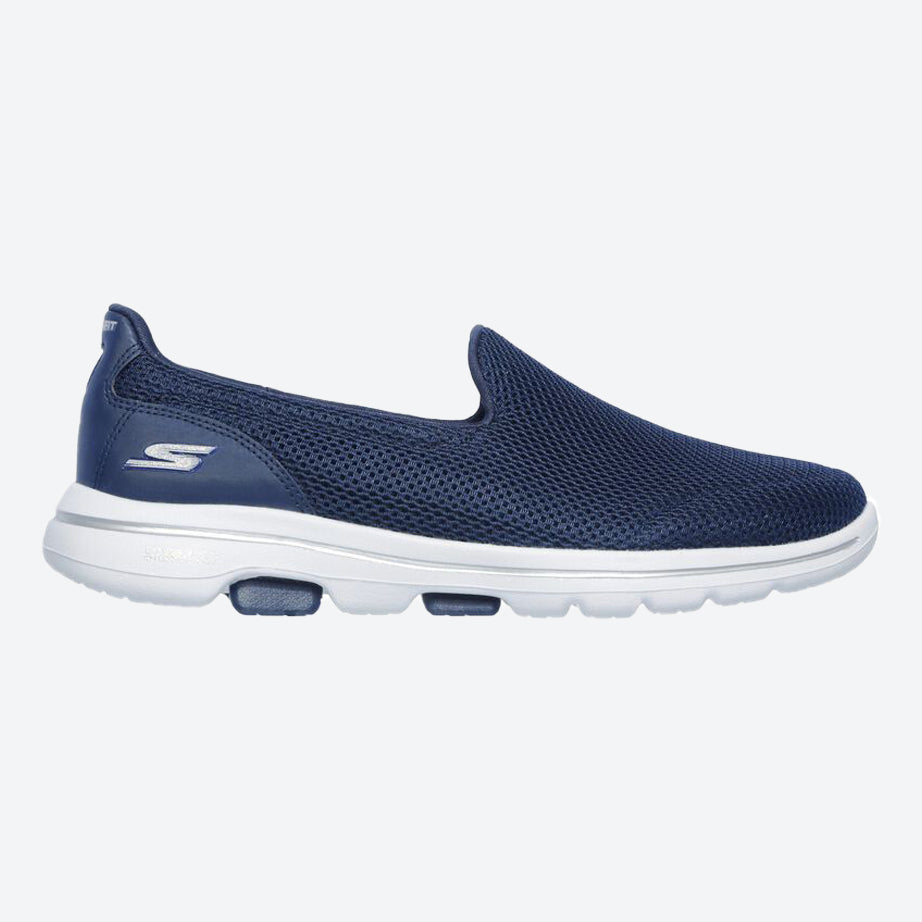 Zapatillas sin cordones Skechers Go Walk 5-15901 para mujer de ajuste ancho