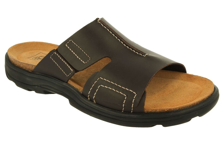 Sandalias DB Adam Mule de ajuste ancho para hombre