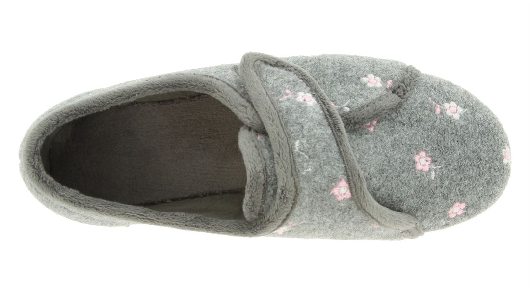 Pantuflas DB Savannah de ajuste ancho para mujer