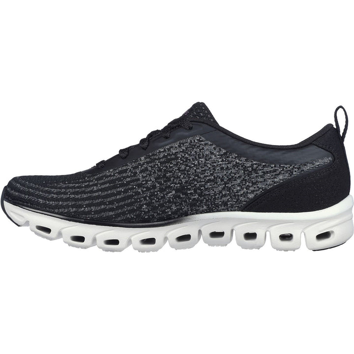 Skechers 104325 Wide Glide-step Head Start Trainers Black-3