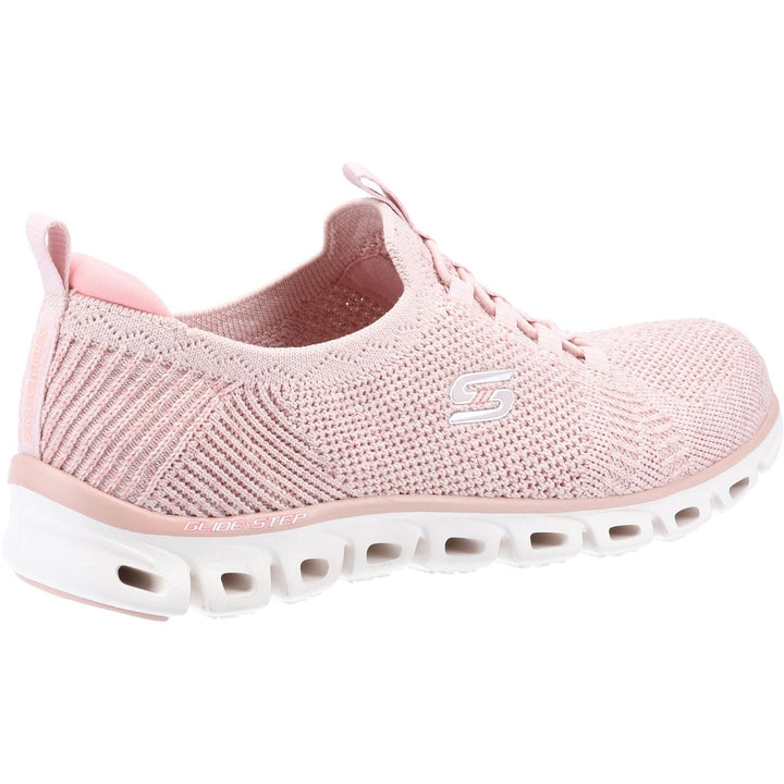 Skechers 104198 Wide Glide Step Grand Trainers Rose-3