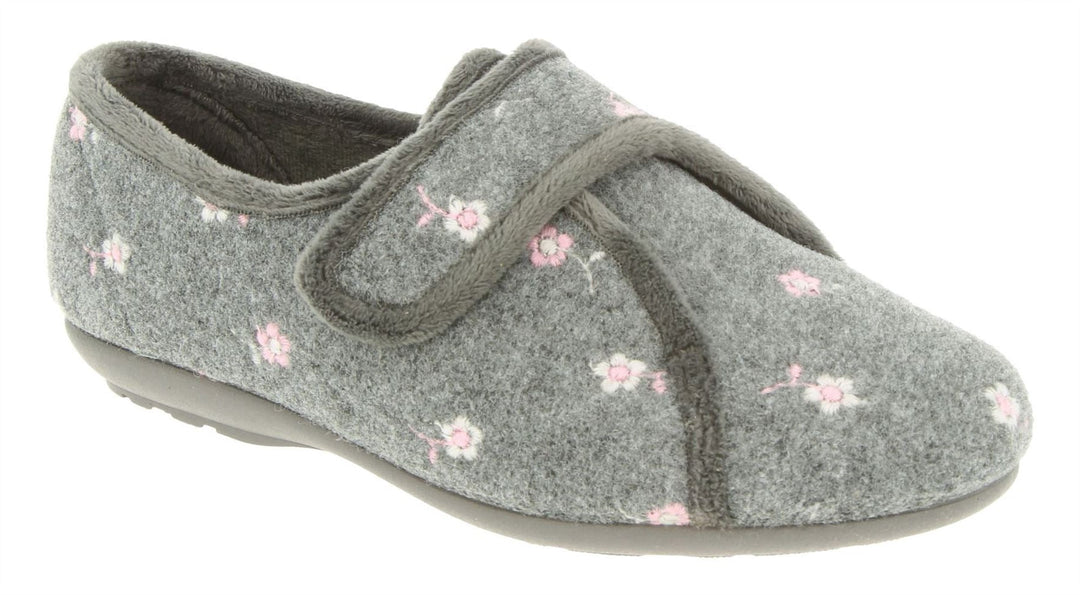 Pantuflas DB Savannah de ajuste ancho para mujer