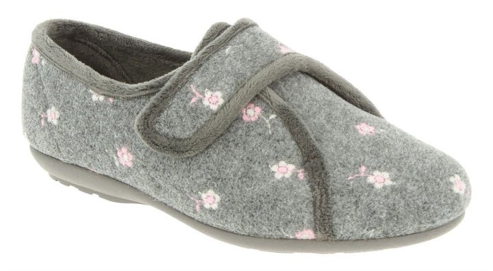 Pantuflas DB Savannah de ajuste ancho para mujer