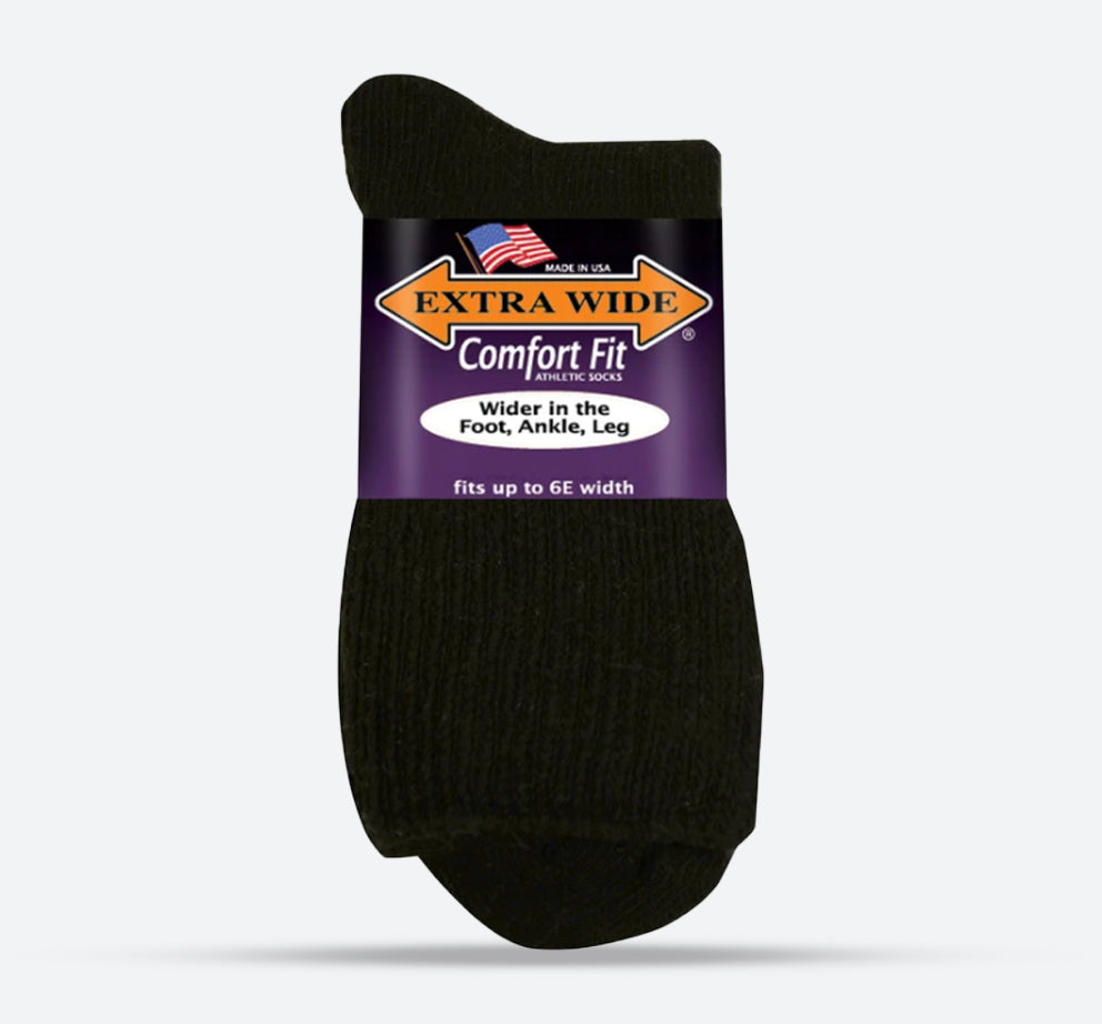 Extra Wide 7500 Quarter Medical Socks-main