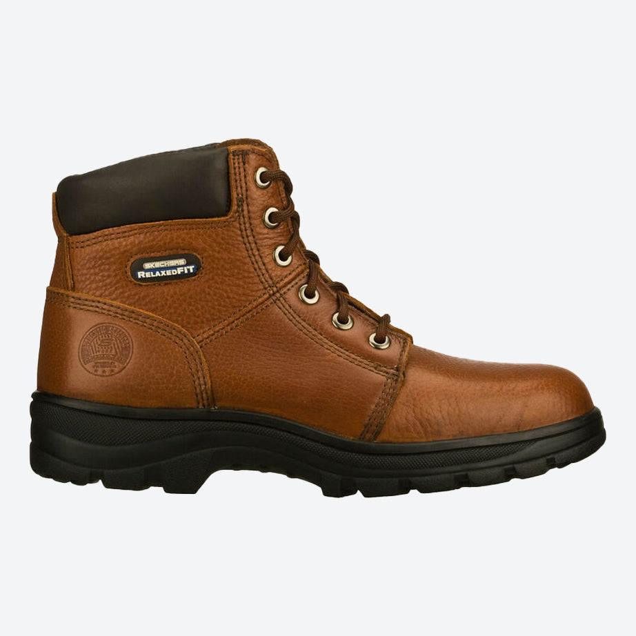 Botas de hombre Skechers Workshire 77009 de corte ancho