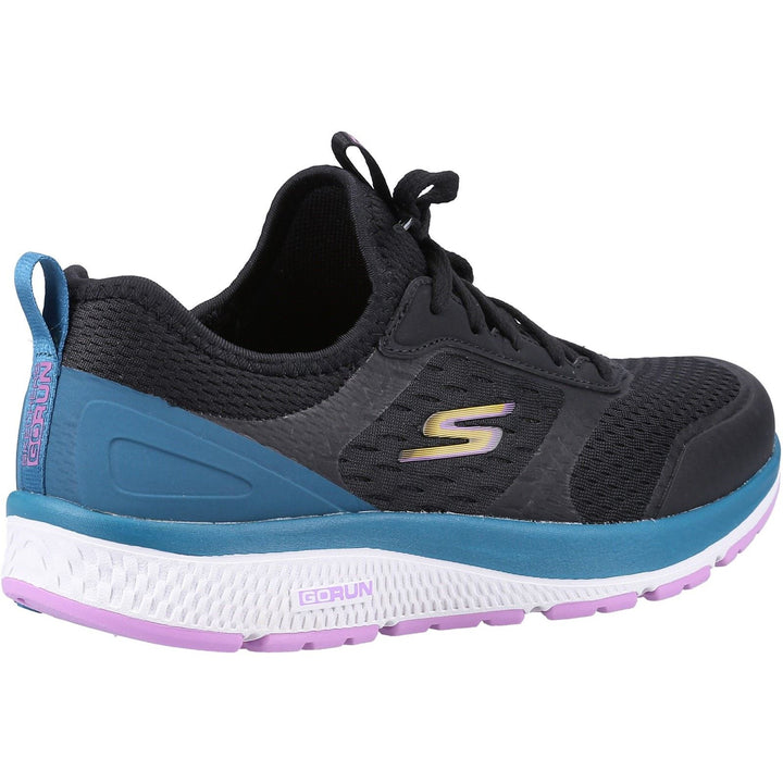 Skechers 128276 Go Run Consistent Vivid Trainers Black-3