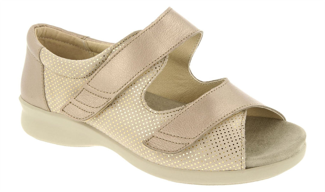 Sandalias DB Petra de ajuste ancho para mujer