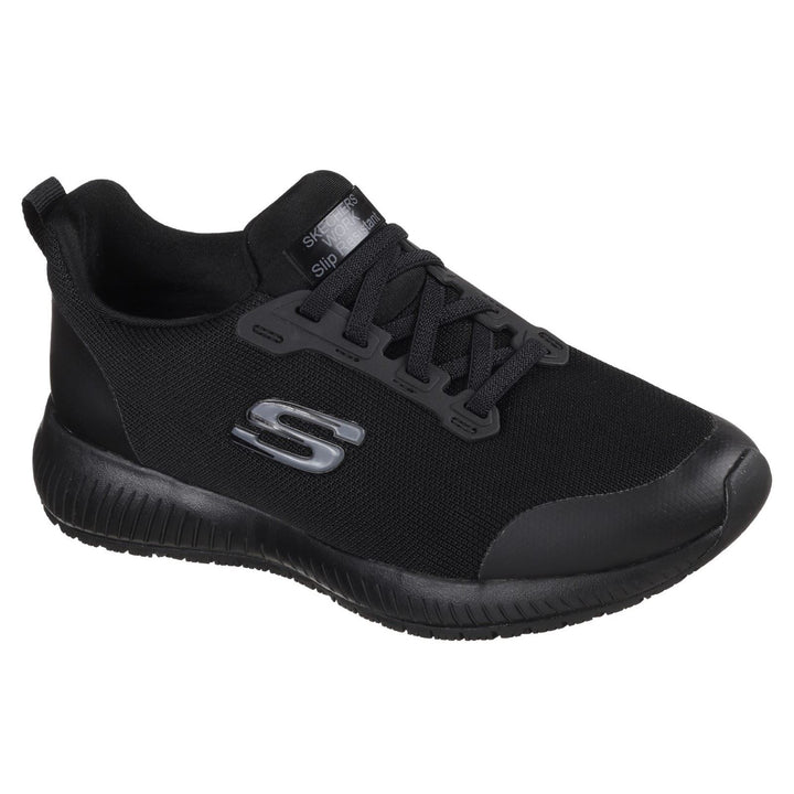 Skechers 77222EC Wide Squad SR Trainers Black-2