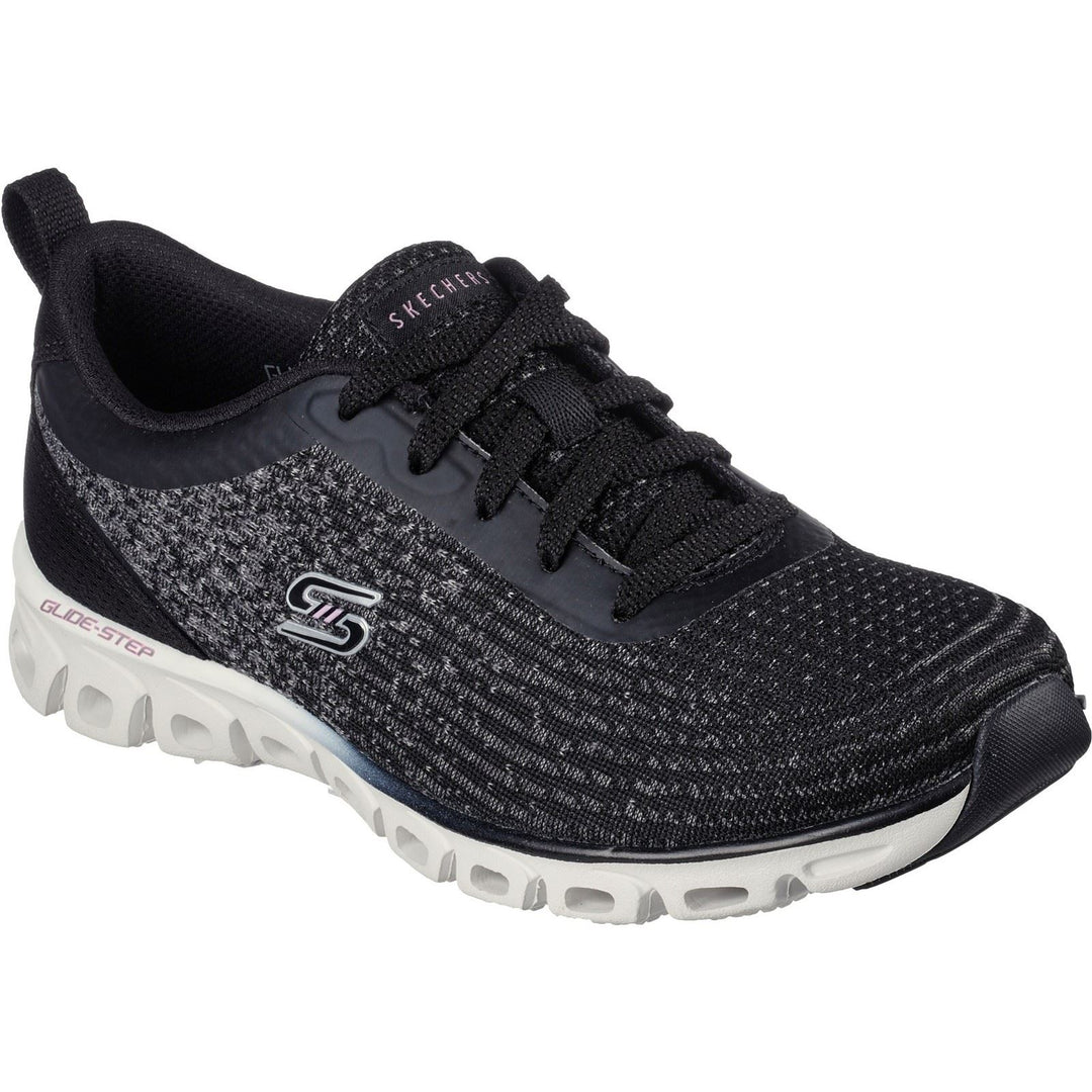 Skechers 104325 Wide Glide-step Head Start Trainers Black-2