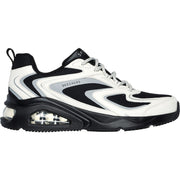 Skechers 177424 Wide Tres Air Uno Street Fl Air Trainers  Black White-2