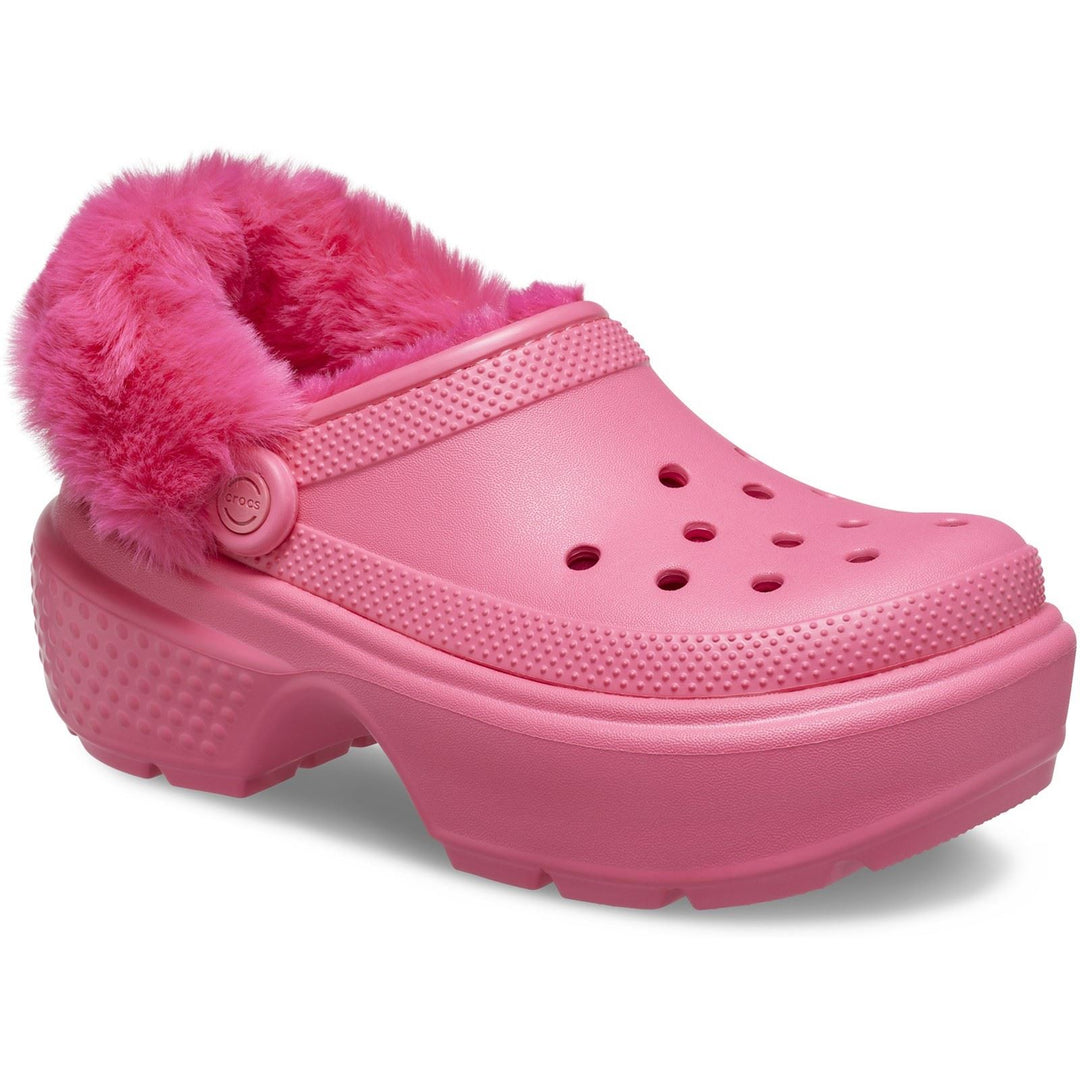 Women's Wide Fit Crocs 208546 Stomp Lined Clog