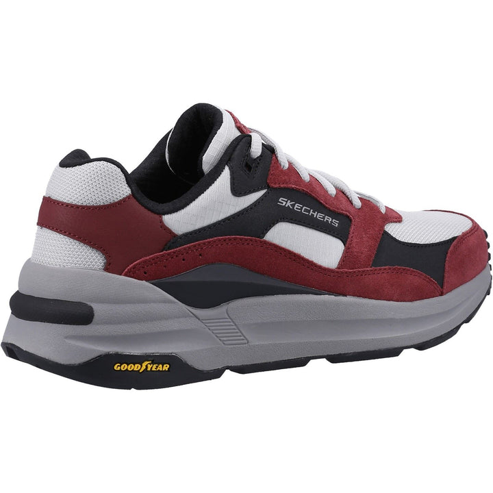 Skechers 237200 Wide Global Jogger Trainers Burgundy-3