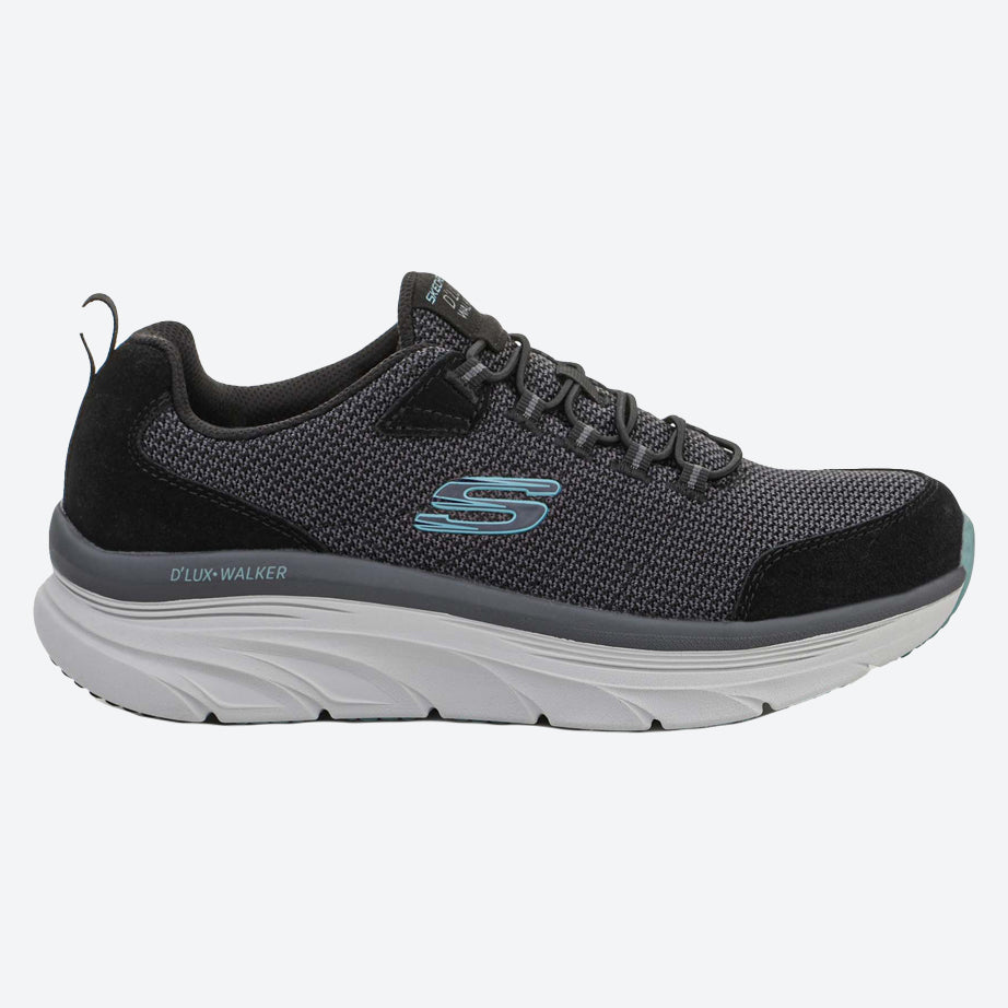 Skechers Bersaga 232263 D'lux - Zapatillas para caminar de ajuste ancho para hombre