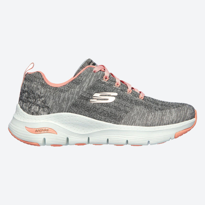 Mujer Wide Fit Skechers Comfy Wave 149414 Arch Fit Entrenadores