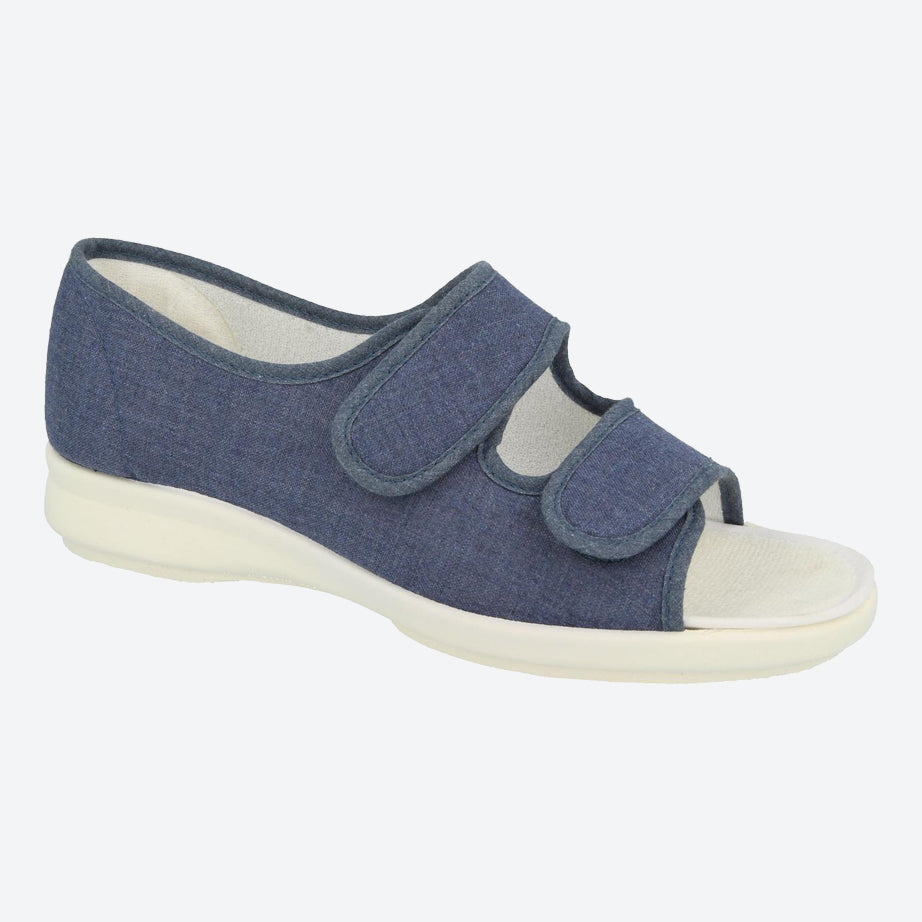 Zapatos de lona DB Cora de ajuste ancho para mujer