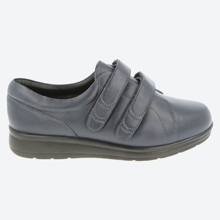 Zapatos con velcro DB Norwich de ajuste ancho para mujer