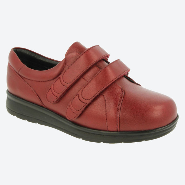 Zapatos con velcro DB Norwich de ajuste ancho para mujer