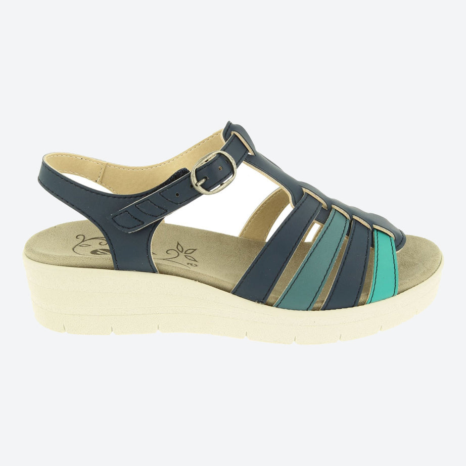 Sandalias DB Pochard de ajuste ancho para mujer