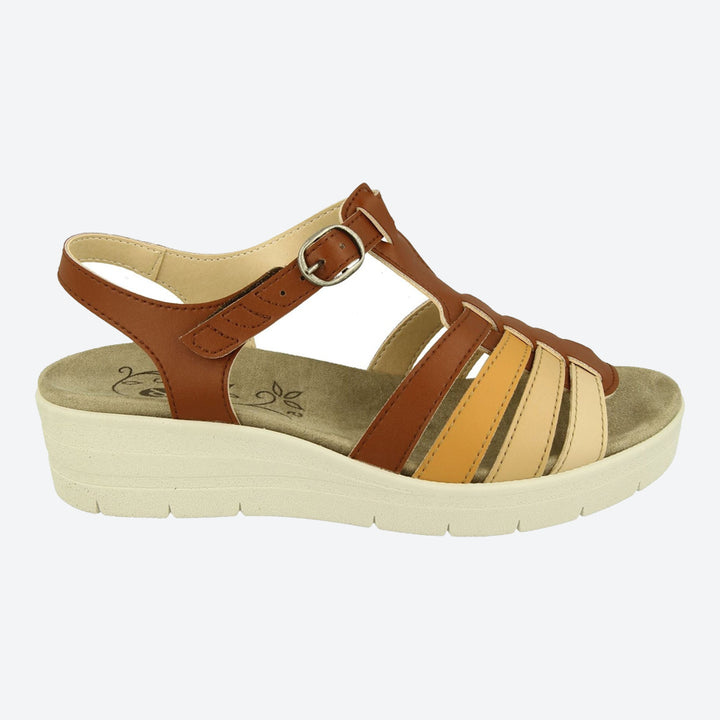 Sandalias DB Pochard de ajuste ancho para mujer