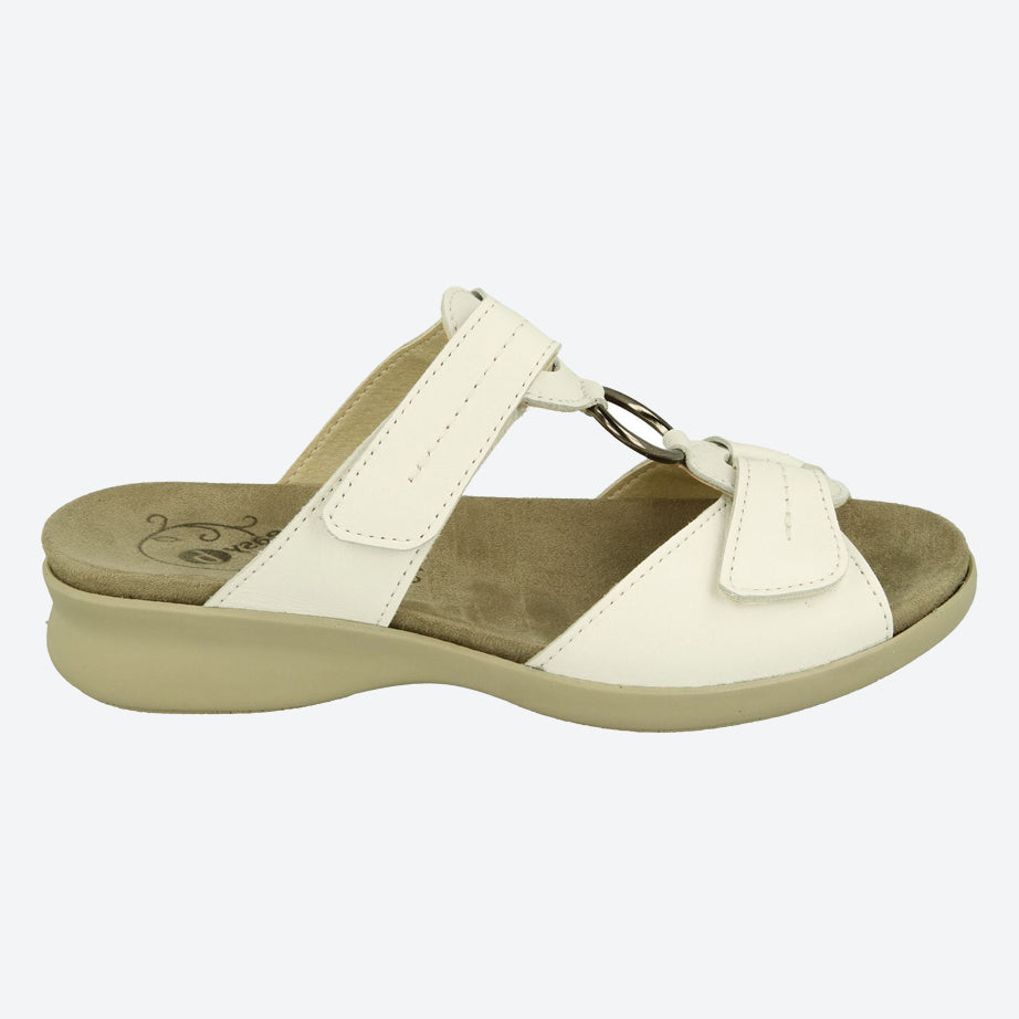 Sandalias DB Scooter Mule de ajuste ancho para mujer