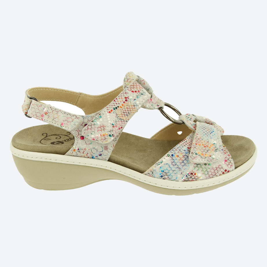 Sandalias DB Turtle de ajuste ancho para mujer