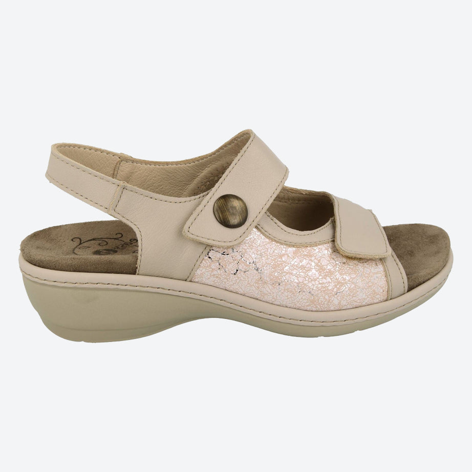 Sandalias DB Watford de ajuste ancho para mujer