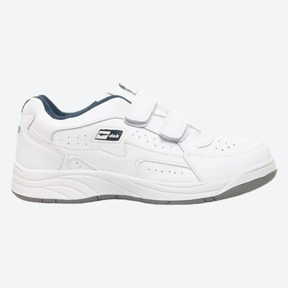 Hombre Wide Fit Dek Arizona Trainers negro y blanco