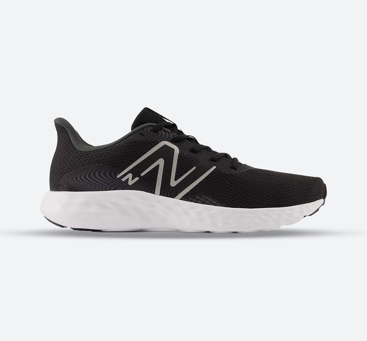 New Balance Mujer Wide Fit M411LB3 Running Trainers - Negro/Blanco