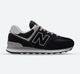 New Balance ML574EVB - Zapatillas de running para mujer - Exclusivo - Negro/Blanco